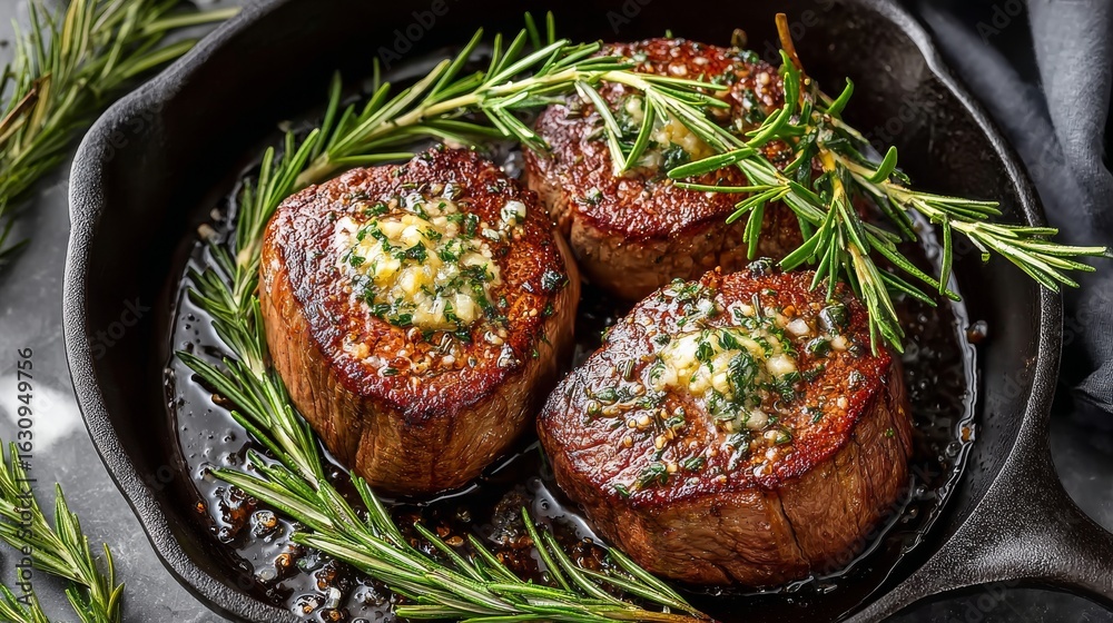 custom made wallpaper toronto digitalTwo whole venison fillets seared to perfection in cast iron, seasoned with garlic, sea salt, and herbs.