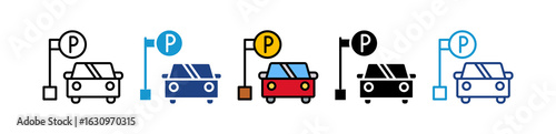 Parking Facility multiple icon