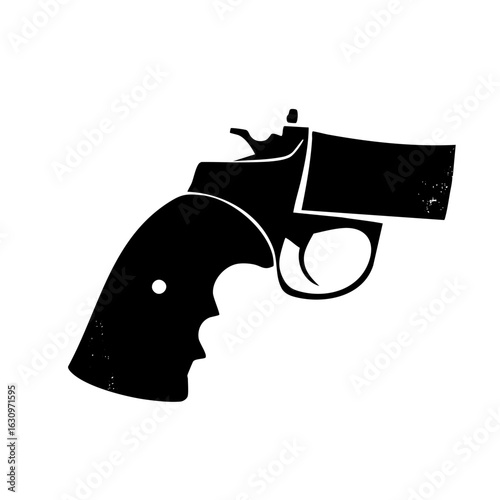 Vector Black revolver with a minimalist .