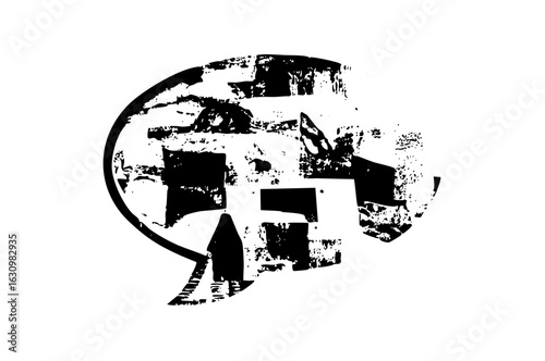 Vector Abstract Spartan Helmet Emblem with Circular Frame