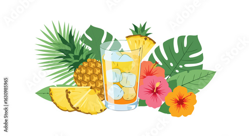 refreshing pineapple cocktail tropical getaway in every sip