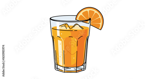 refreshing orange juice drink perfect for summer menus