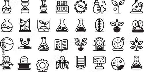 Science laboratory equipment and biological elements
