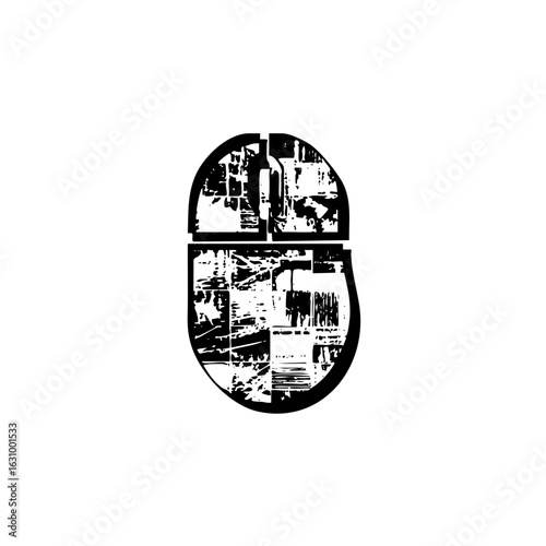Vector Abstract Scarab Beetle