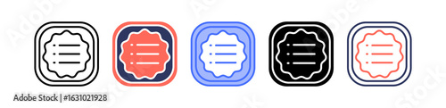 Menu Selection multiple icon