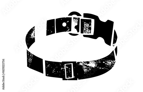 Vector Black strap with buckle detail