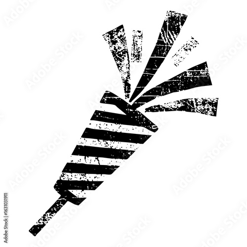 Vector Dynamic explosion with fragmented vector shapes.