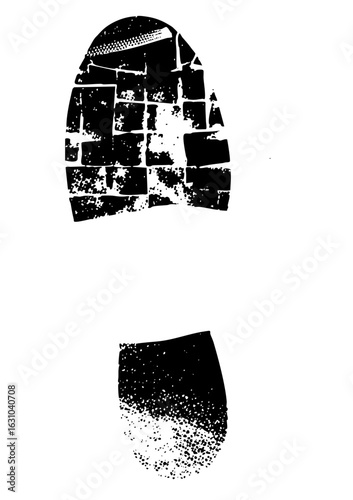 Vector Footprint Impressions: Sole and Tread Designs