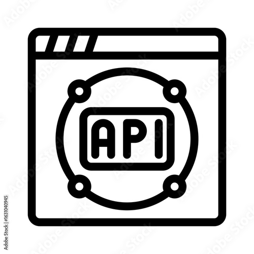 API line icon