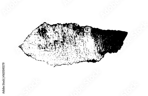Vector Sharp stone tool depicts prehistoric craftsmanship.