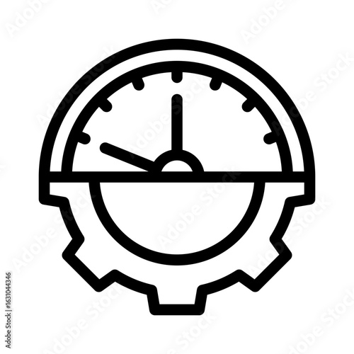 efficiency line icon