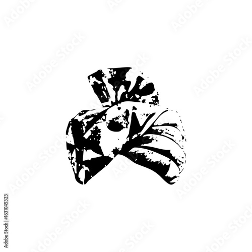 Vector Abstract mohawk hairstyle .