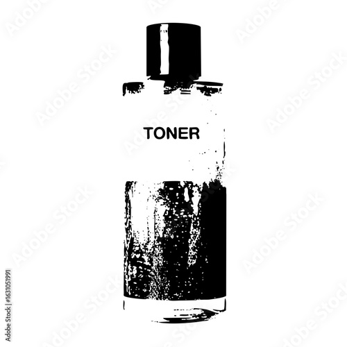 Vector Black toner bottle with prominent text label.