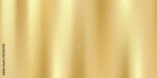 Close-up texture of natural gold silk. Light Golden fabric smooth texture surface background. Smooth elegant gold silk in Sepia toned. Texture, background, pattern, template. 3D vector illustration.