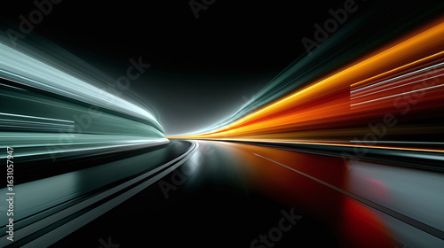 fast moving car