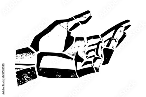 Vector Hands Offering a Face