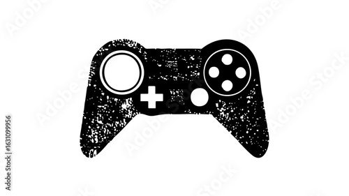 Vector Black gamepad with directional pad and buttons.