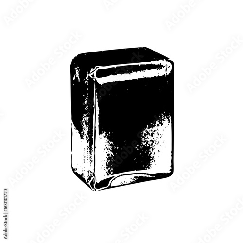 Vector Black Rectangular Prism