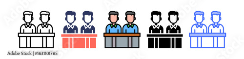 Committee multiple icon
