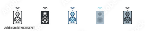 Hifi Icon Set Multiple Style Collection