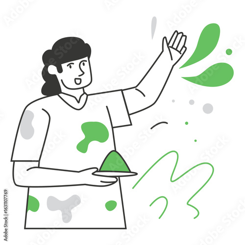 Indian Culture Character Illustration