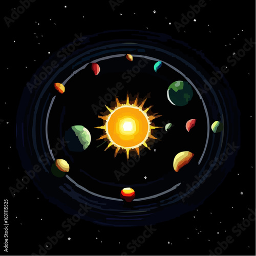 
image representing the solar system 18