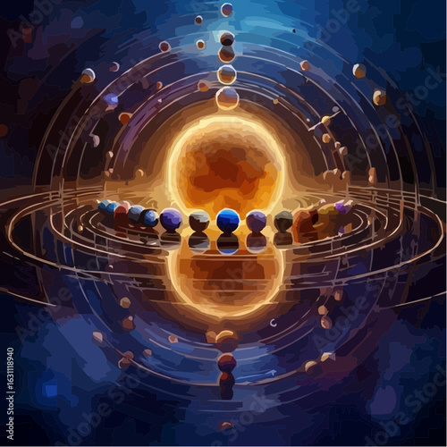 digital art of the solar system 91