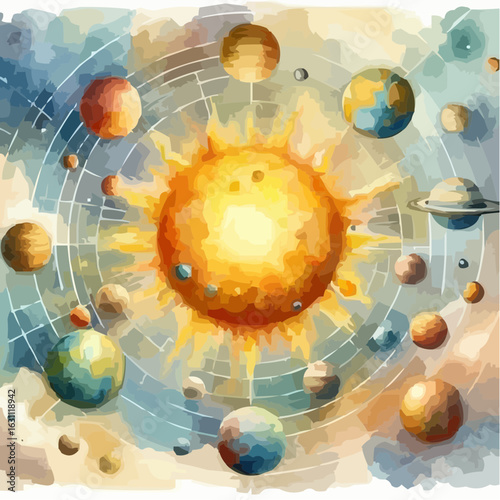 digital art of the solar system 90