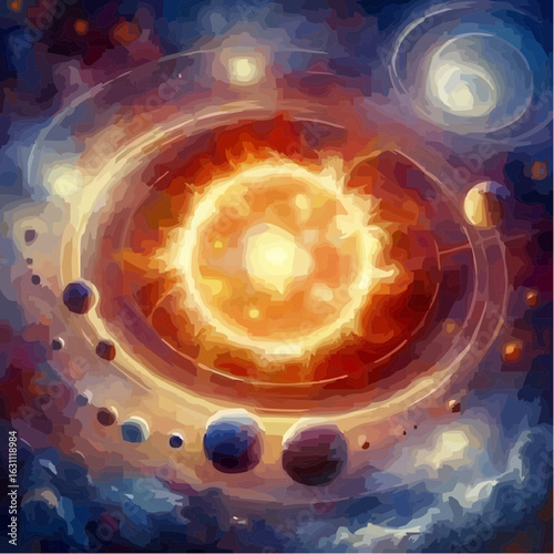 digital art of the solar system 87