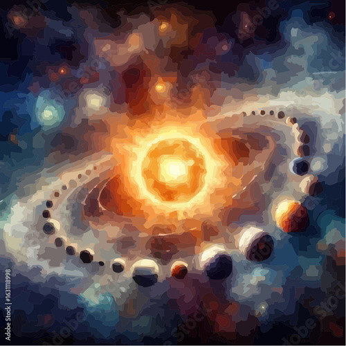 digital art of the solar system 85
