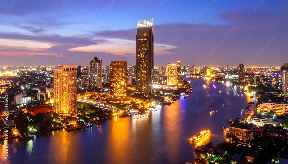 Fototapeta premium City skyline at twilight (19)