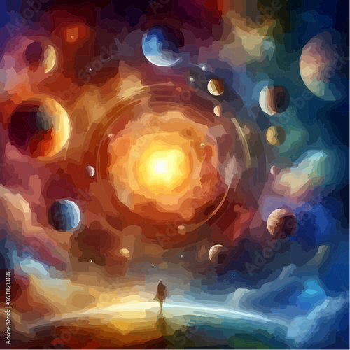 digital art of the solar system 33
