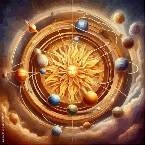digital art of the solar system 27