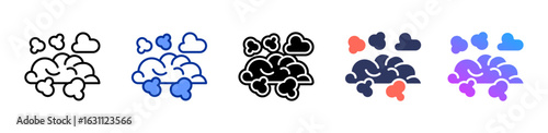 Floating Mind icon sheet multiple style collection