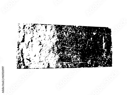 Vector Abstract distressed rectangle with gradient effect.