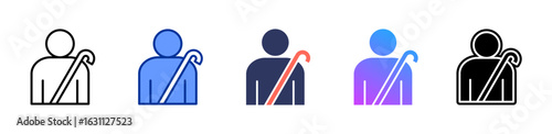 Retirement Account icon sheet multiple style collection