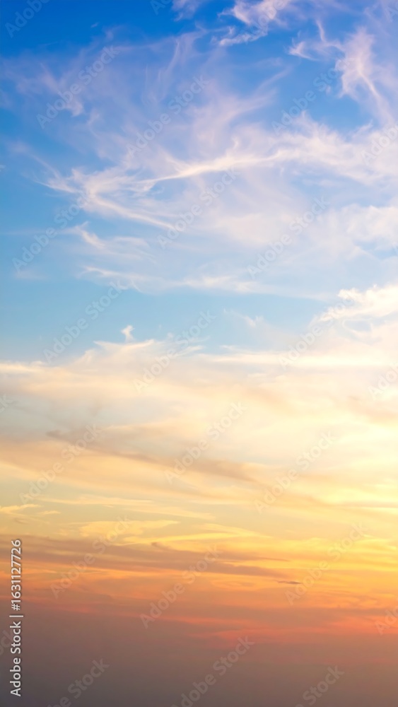 Obraz premium Pastel sunset sky