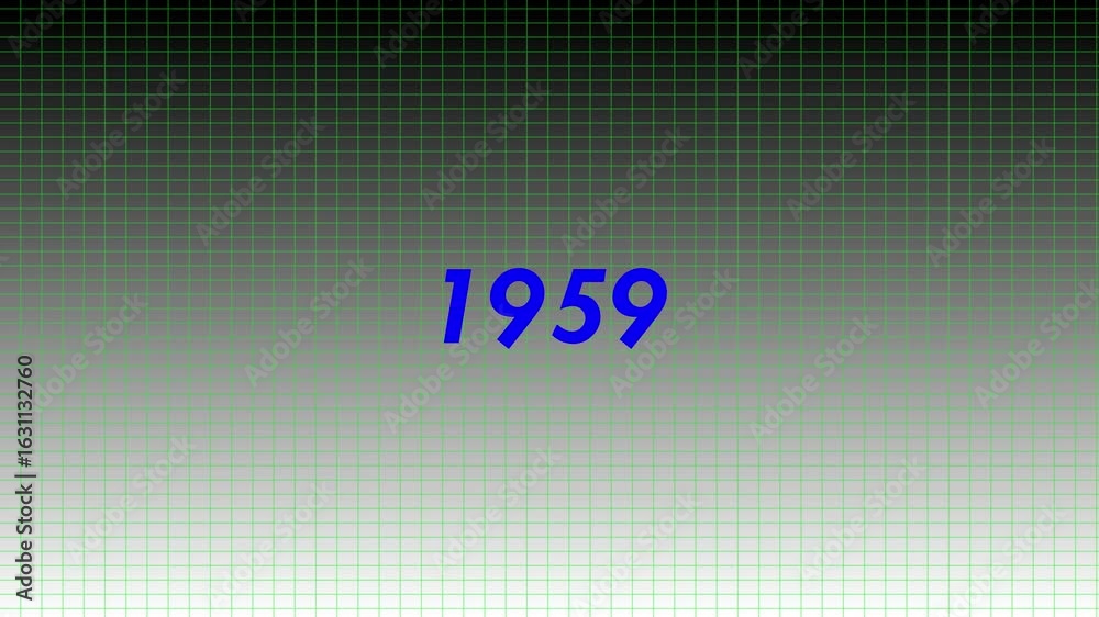 Name 1958 and 1959 Stylish text animation From the blur effect.1958 and ...