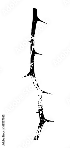 Vector Abstract branch features a textured dark silhouette.