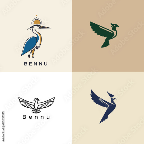icon, egyptian, bennu, vector, culture, statue, desert, egypt, egyptology, ancient, goddess, religion, horus, pyramid, isolated, pharaoh, archeology, antique, bird, animal, design, hieroglyph, set, 