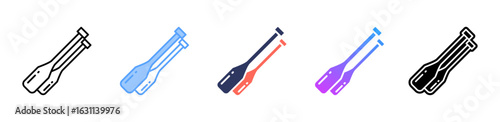Paddle icon sheet multiple style collection