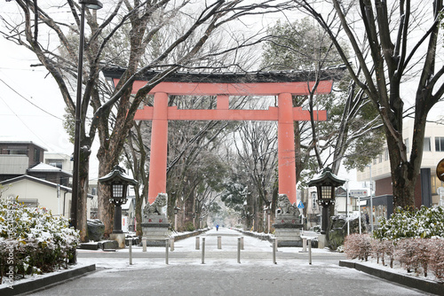 冬の鳥居