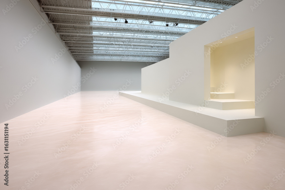 Obraz premium smooth colorrich concrete surface with clean ultrabright texture serves as ideal background