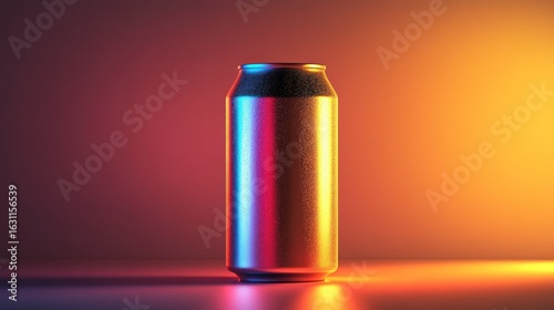 Illuminated Aluminum Can in Neon Colors