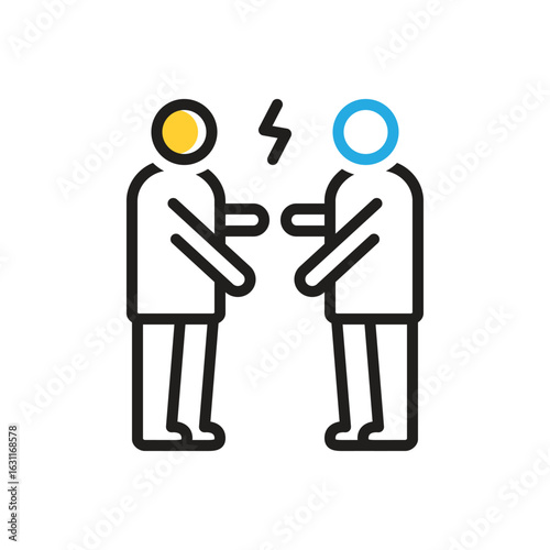 Multi color icon for confront
