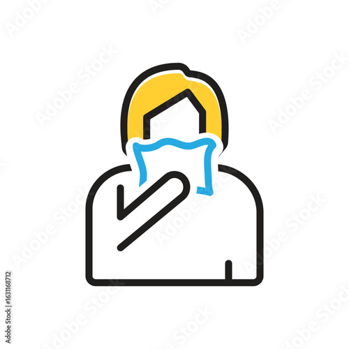 Multi color icon for cover