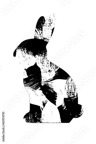 Vector Dynamic snowboarder performs an aerial trick in a stylized .