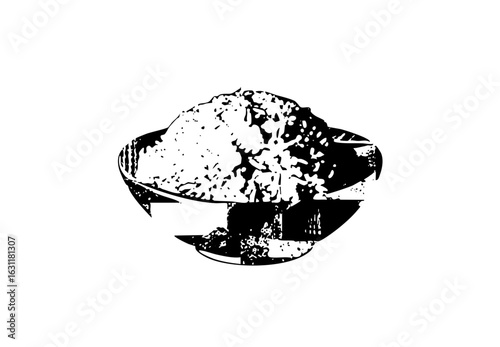 Vector Detailed crab showcases a textured and claws.