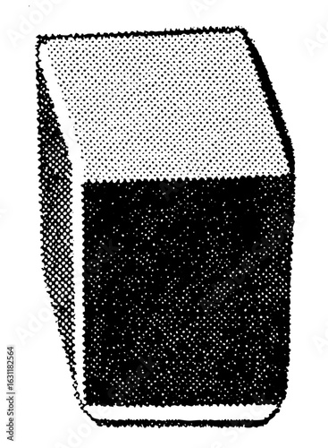 Vector Dark liquid fills a rectangular glass container.