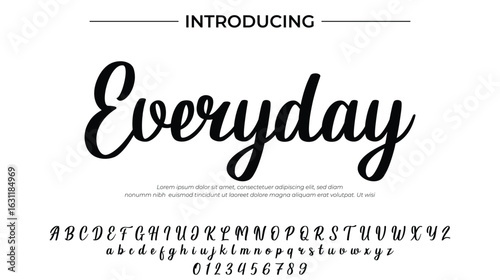 Everyday - Elegant Script Font for Smooth Handwritten Design and Creative Typography